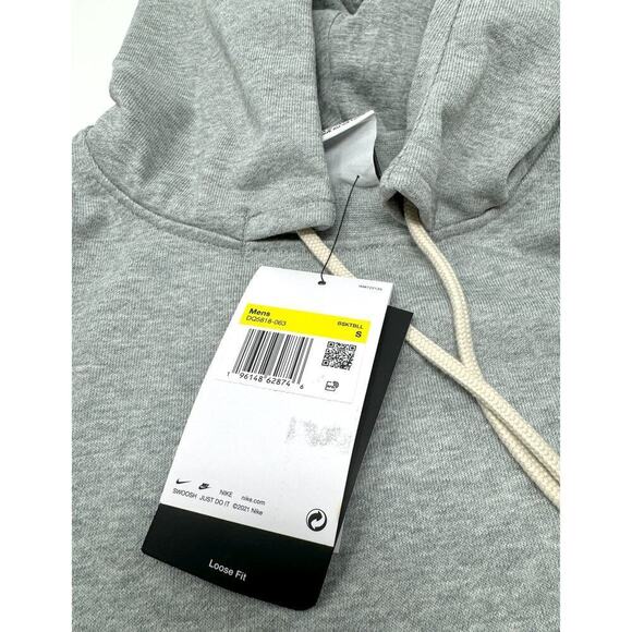 Nike Dri-FIT Standard Issue Men's Pullover Basketball Hoodie, Gray, Size S - Picture 8 of 9